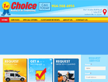 Tablet Screenshot of 1stchoicejax.com